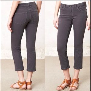 Pilcro Stet Slim cropped grey jeans